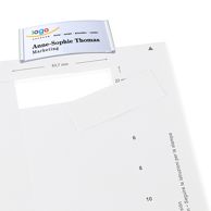 Printvellen/naamkaartjes 