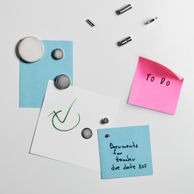 Magneetrondjes, niet zelfklevend
