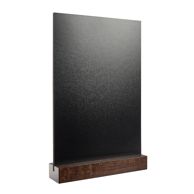 Tafelstandaard krijtbord zwart|donkerbruin  | A4 - 210 x 297 mm 