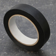Best Price kopband, speciaal papier, linnenstructuur zwart | 30 mm