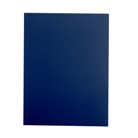Omslag A4, Nobless, met groef blauw
