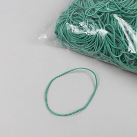 Rubberen elastieken, groen 70 mm | 1 mm