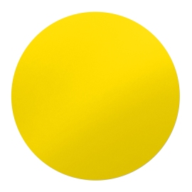 Gekleurde markerings kleefrondjes weerbestendig geel | 8 mm