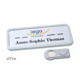 Naambadges Magnet Office 30 transparant