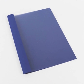 Oogjesmap A4, linnenkarton, 10 vel, blauw | 1 mm