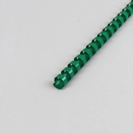Plastic bindruggen A4, rond 14 mm | groen