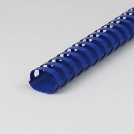 Plastic bindruggen A4, ovaal 51 mm | blauw