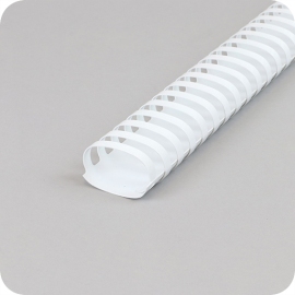 Plastic bindruggen A4, ovaal 45 mm | wit