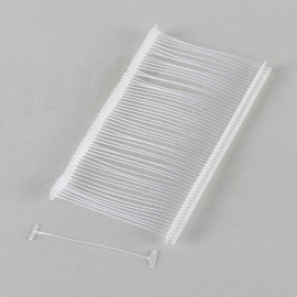 Standaard textielpins / tag pins, nylon naturel (doos á 5.000 stuks) 50 mm
