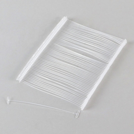 Standaard textielpins / tag pins, nylon naturel (doos á 5.000 stuks) 75 mm