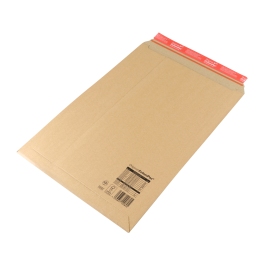 Kartonnen envelop A3, 34 x 50 x 5 cm, zelfklevende sluiting, scheurstrip, bruin 