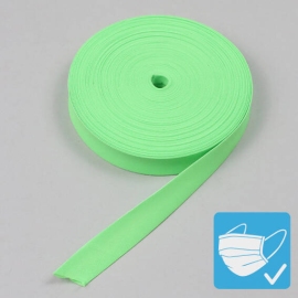 Biaisband, polyester, 20 mm (rol á 25 m) groen