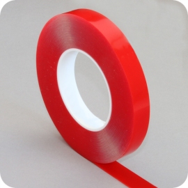Dubbelzijdig puur acrylaat tape, zeer sterk/zeer sterk, zeer transparant 19 mm | 1.5 mm