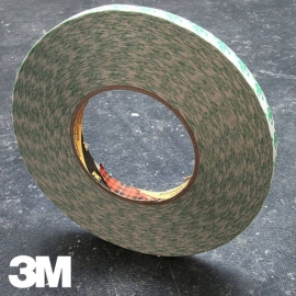 Dubbelzijdig PVC tape, zeer sterk/zeer sterk, 3M 9087 9 mm