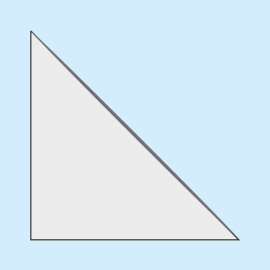Driehoek insteekhoezen, zelfklevend, papier 