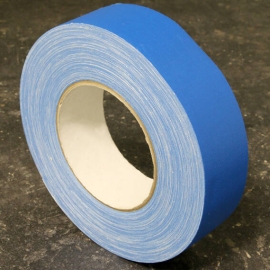 Eenzijdig klevend textieltape, kopband blauw | 19 mm