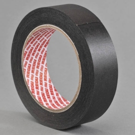 REGUtaf H3 kopband, langvezelig papier, fijne korrelstructuur zwart | 25 mm