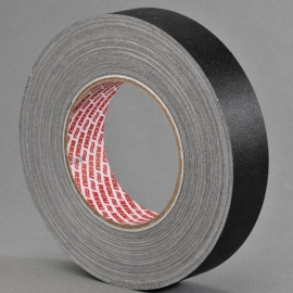 REGUtex R kopband, linnen tape met coating zwart | 25 mm