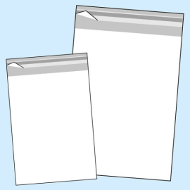 Mailing enveloppen met klep, milieuvriendelijke PLA-folie 