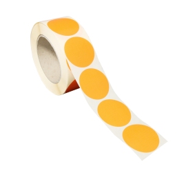 Markerings kleefrondjes, papier oranje | 40 mm