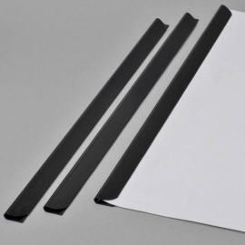 Klemruggen DIN A4, zwart, 3-4 mm 