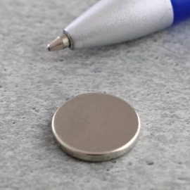 Neodymium magneetrondjes, 15 mm x 2 mm, N35 
