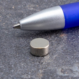 Neodymium magneetrondjes, 8 mm x 4 mm, N45 
