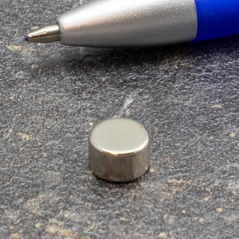 Neodymium magneetrondjes, 8 mm x 5 mm, N45 