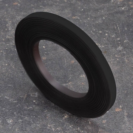 Gekleurd magneetband, anisotroop (rol met 10 m) 10 mm | zwart
