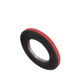 Gekleurd magneetband, anisotroop (rol met 10 m) 10 mm | rood