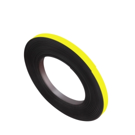 Gekleurd magneetband, anisotroop (rol met 10 m) 10 mm | geel