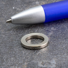 Neodymium ringmagneten, vernikkeld 15 mm | 10 mm