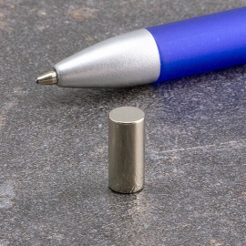 Neodymium staafmagneten, vernikkeld 6 mm | 13 mm