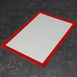 Magneetframe met magneetband, zelfklevend A3 | rood