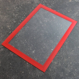 Magneetframe met magneetband A4 | rood