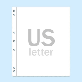 Showtassen US-Letter-formaat, zacht-PVC 140 µm 