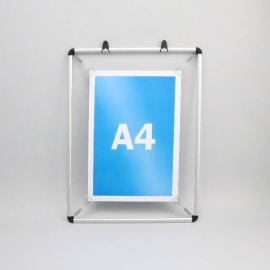 Poster stretchers voor A4, aluminium, zilver 