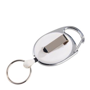 Uittrekbare sleutelhanger met clip 