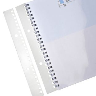 Filestrips voor wirebind bindruggen, A5, 3:1, vierkante perforatie 