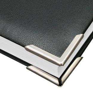 Boekhoeken metaal PS 31 - 31 x 31 mm  | vernikkeld 