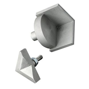 Boekhoekjes-gereedschap-/stempelset, voor boekhoekjes van 22 tot 32 mm pootlengte 