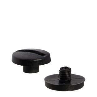 Busschroeven kunststof, 7 mm | zwart 