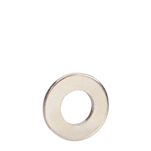 Onderlegschijf / opvulring voor busschroeven, 10 mm, vernikkeld 