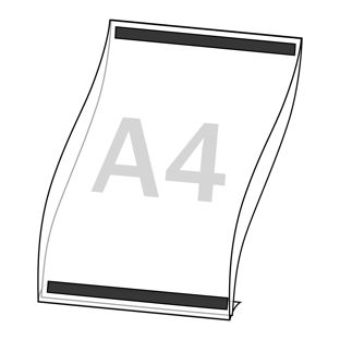 Posterhoezen, hard PVC null | staand formaat