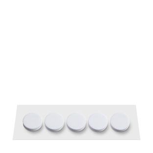 CD-rozetten  CD-clips wit 