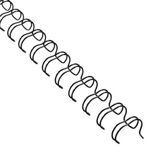 Bindruggen 3:1, A4 6,9 mm (1/4")  | zwart 
