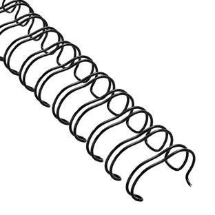 Bindruggen 2:1, A4 22,0 mm (7/8")  | zwart 