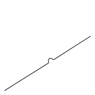 Voorgevormde kalenderhangers 250 mm | zwart 