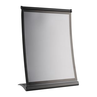 L-standaard CURVE met magnetisch frame A4, zwart 