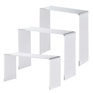 Deco brug, acryl, tranparant, rechthoekig 